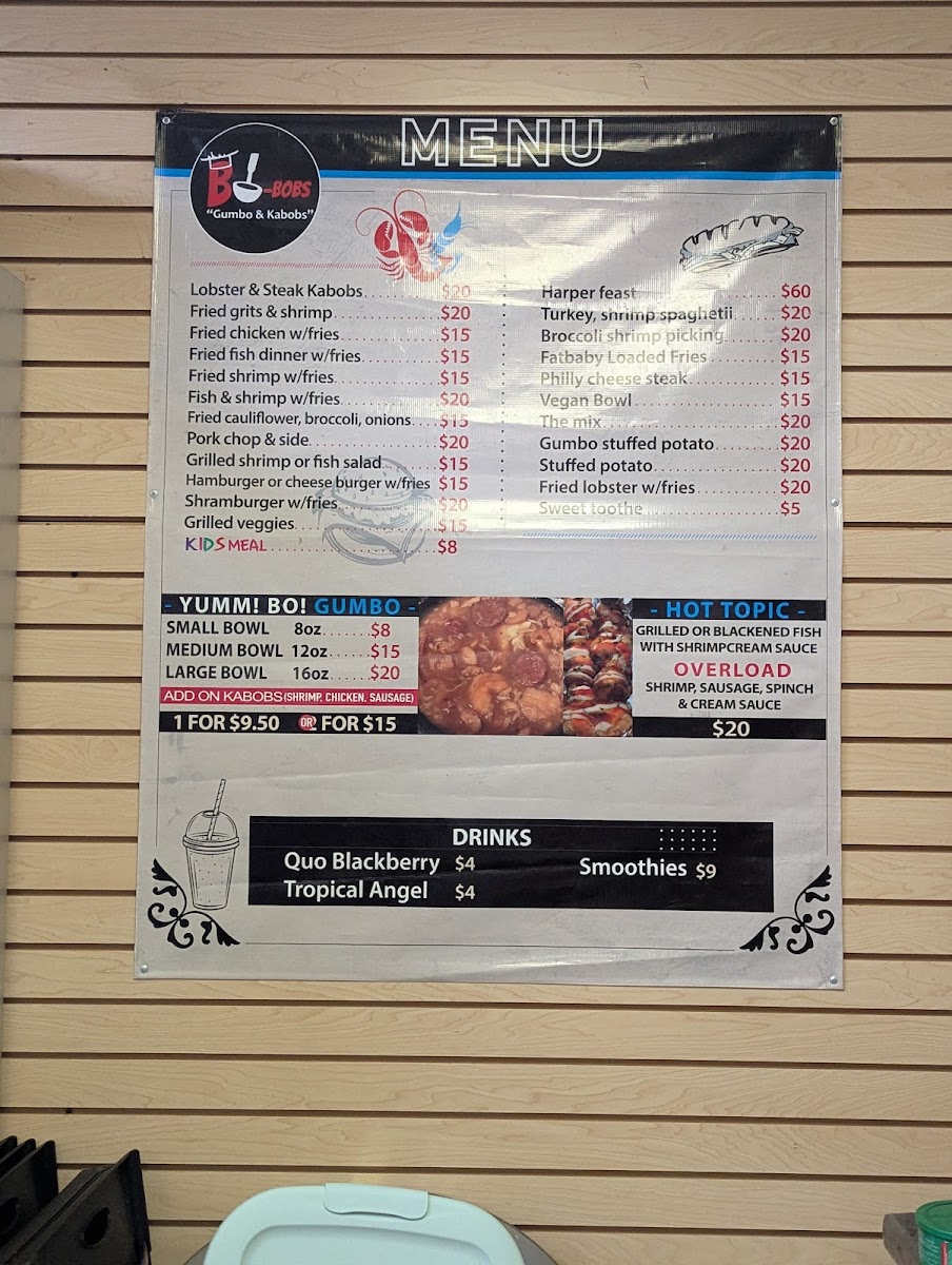 Bo-bobs Menu 4