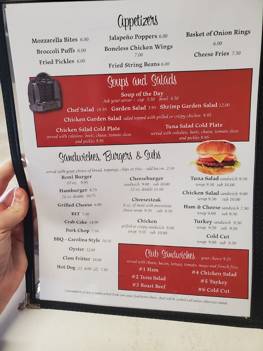 Exmore Diner Menu 8
