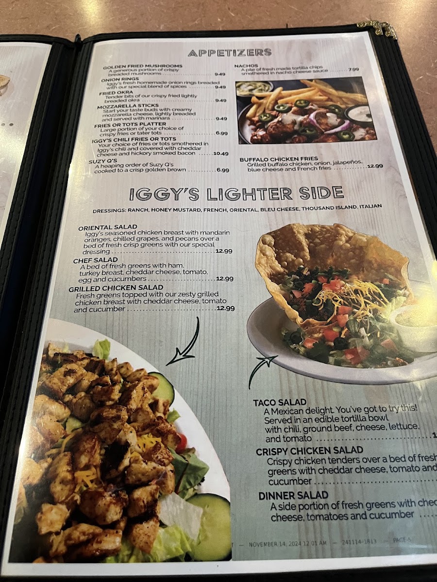 Iggy's Diner Menu 10