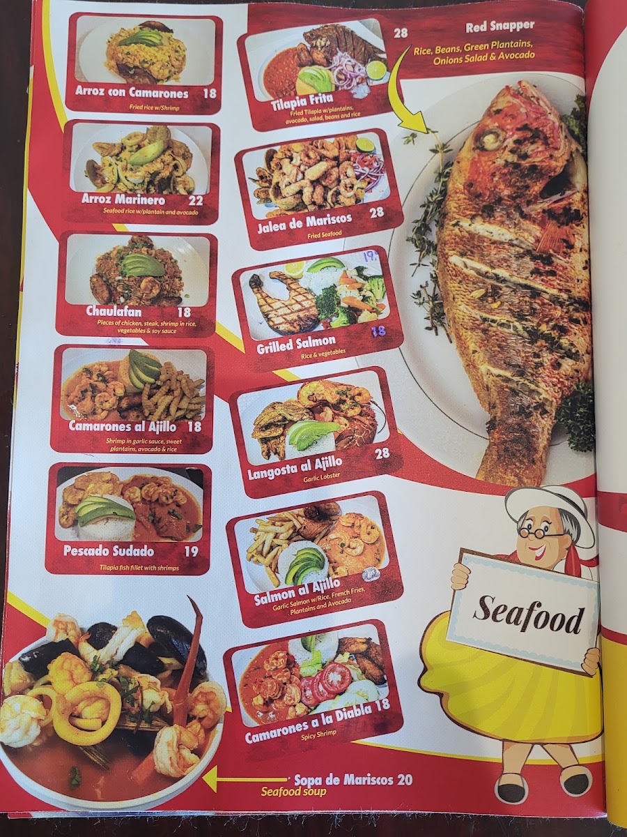 Mama Lola Menu 1