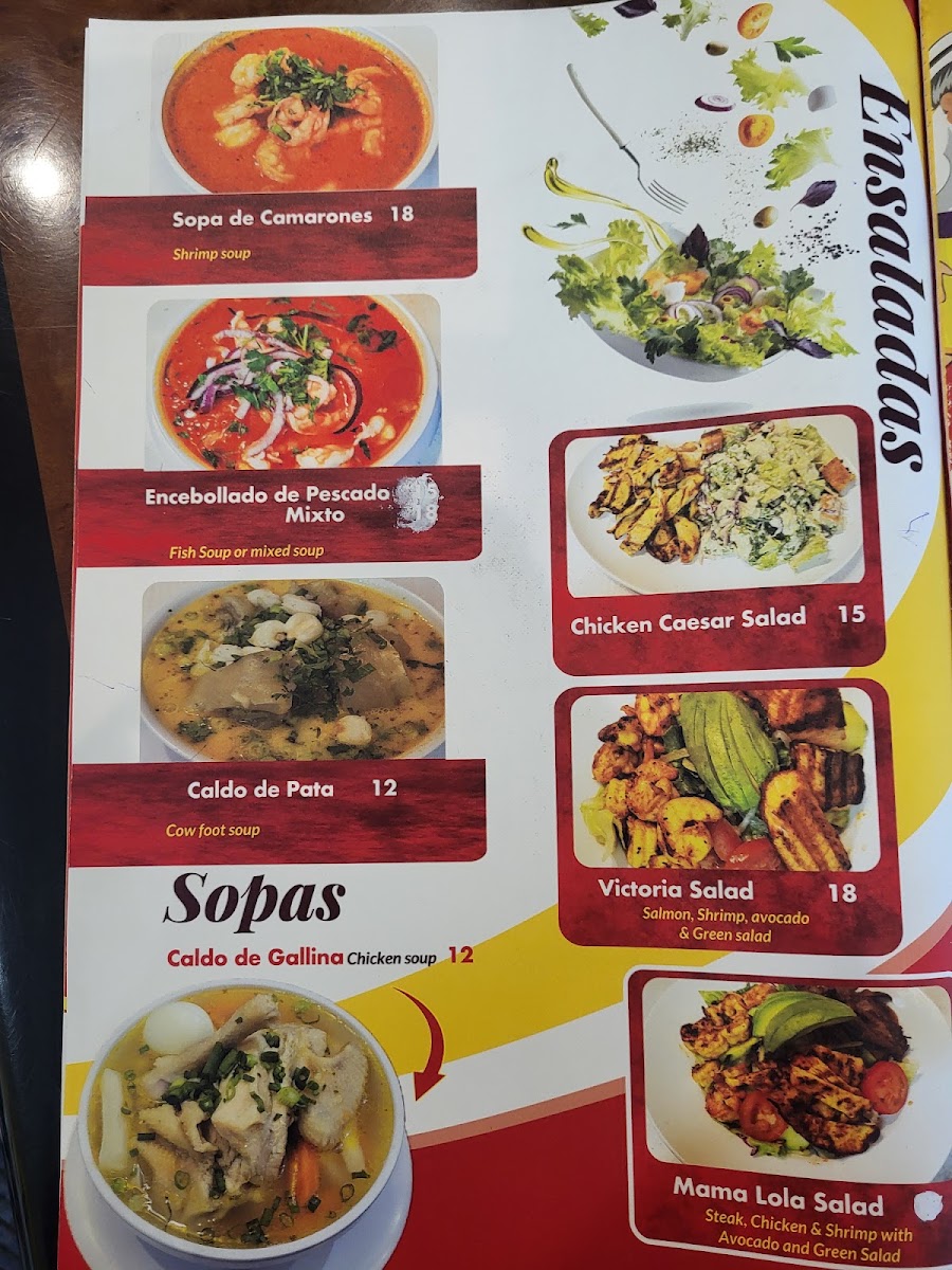 Mama Lola Menu 4