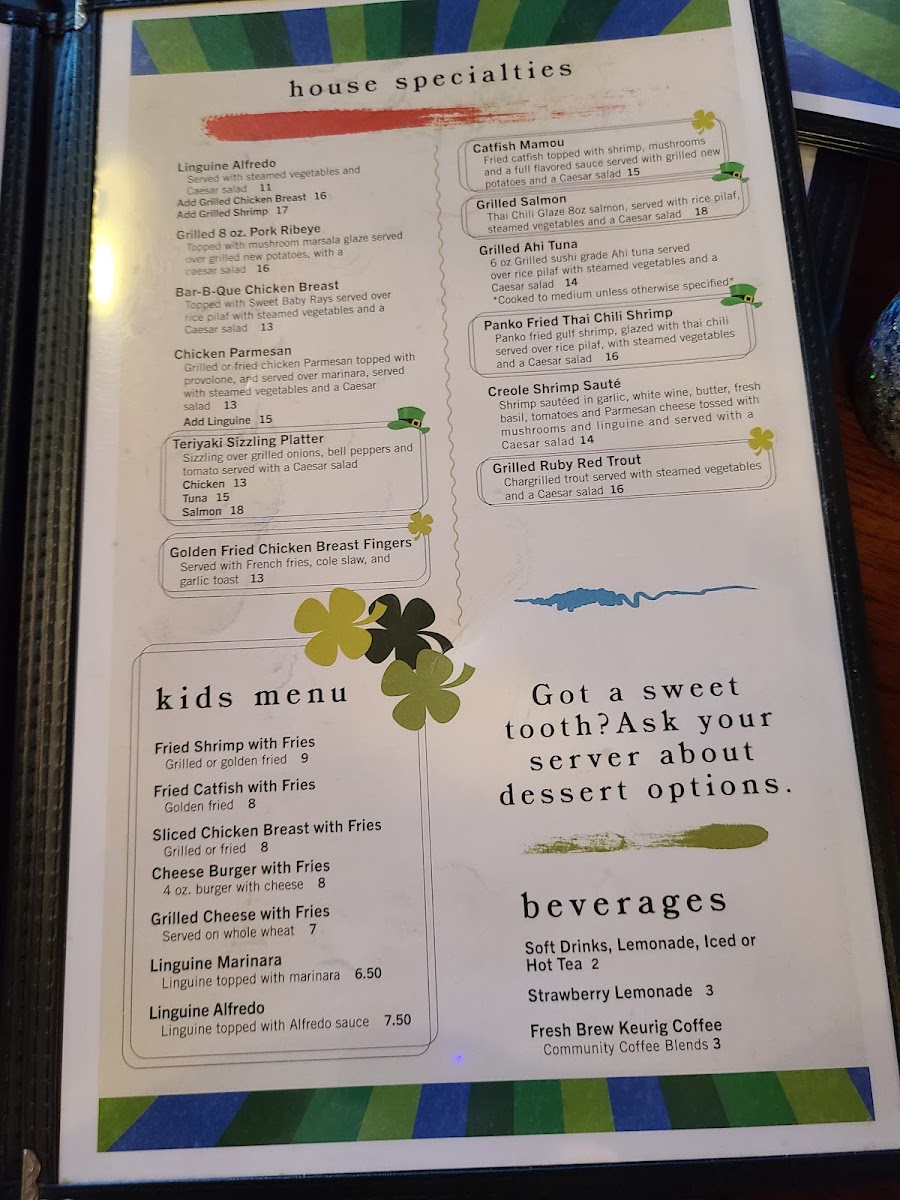 Brady's Menu 5