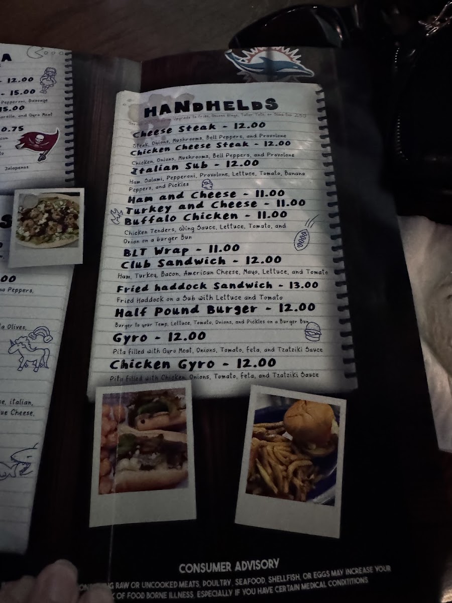 Keywest Bar Menu 3