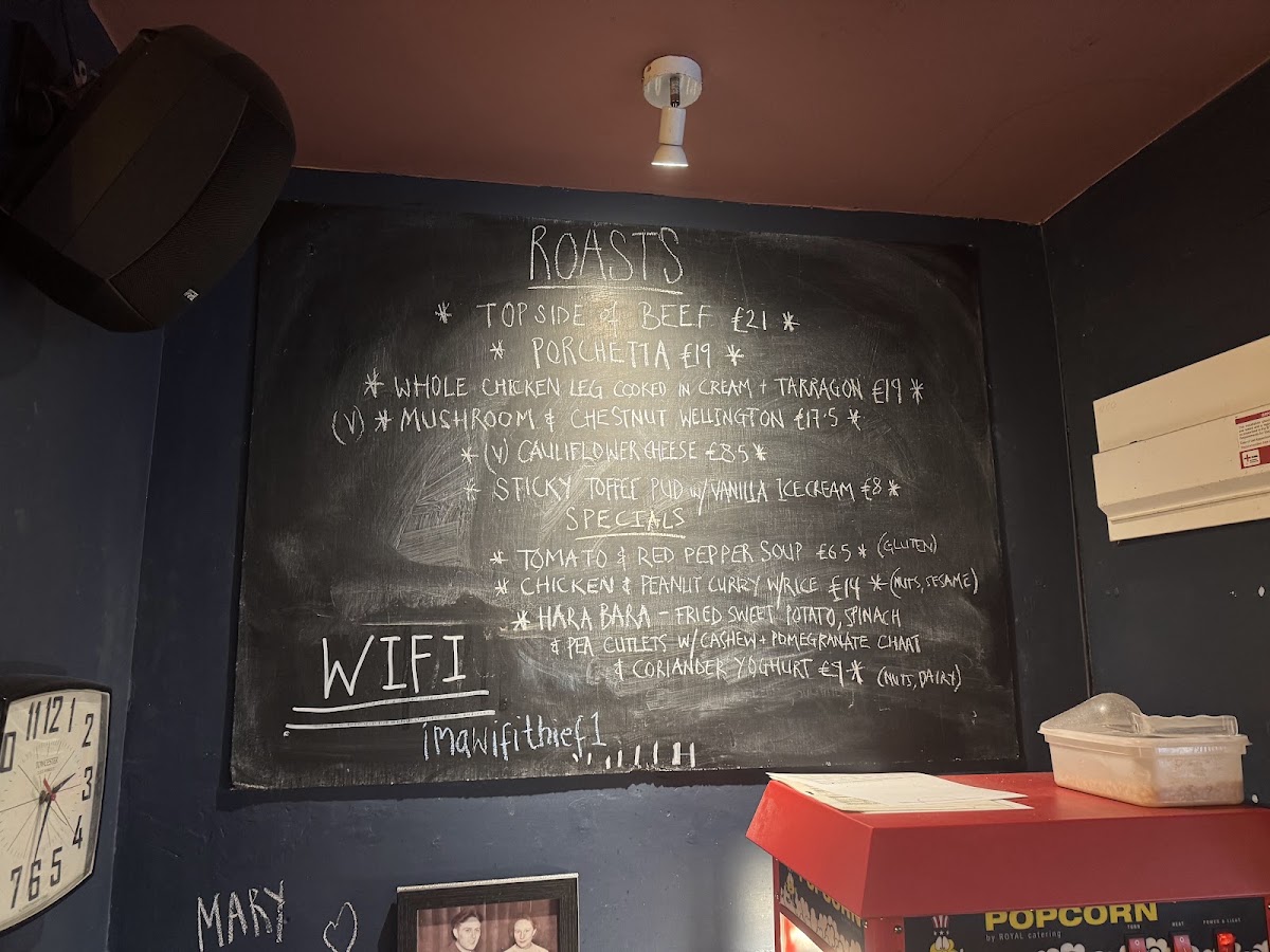Mary & Archie Menu 5