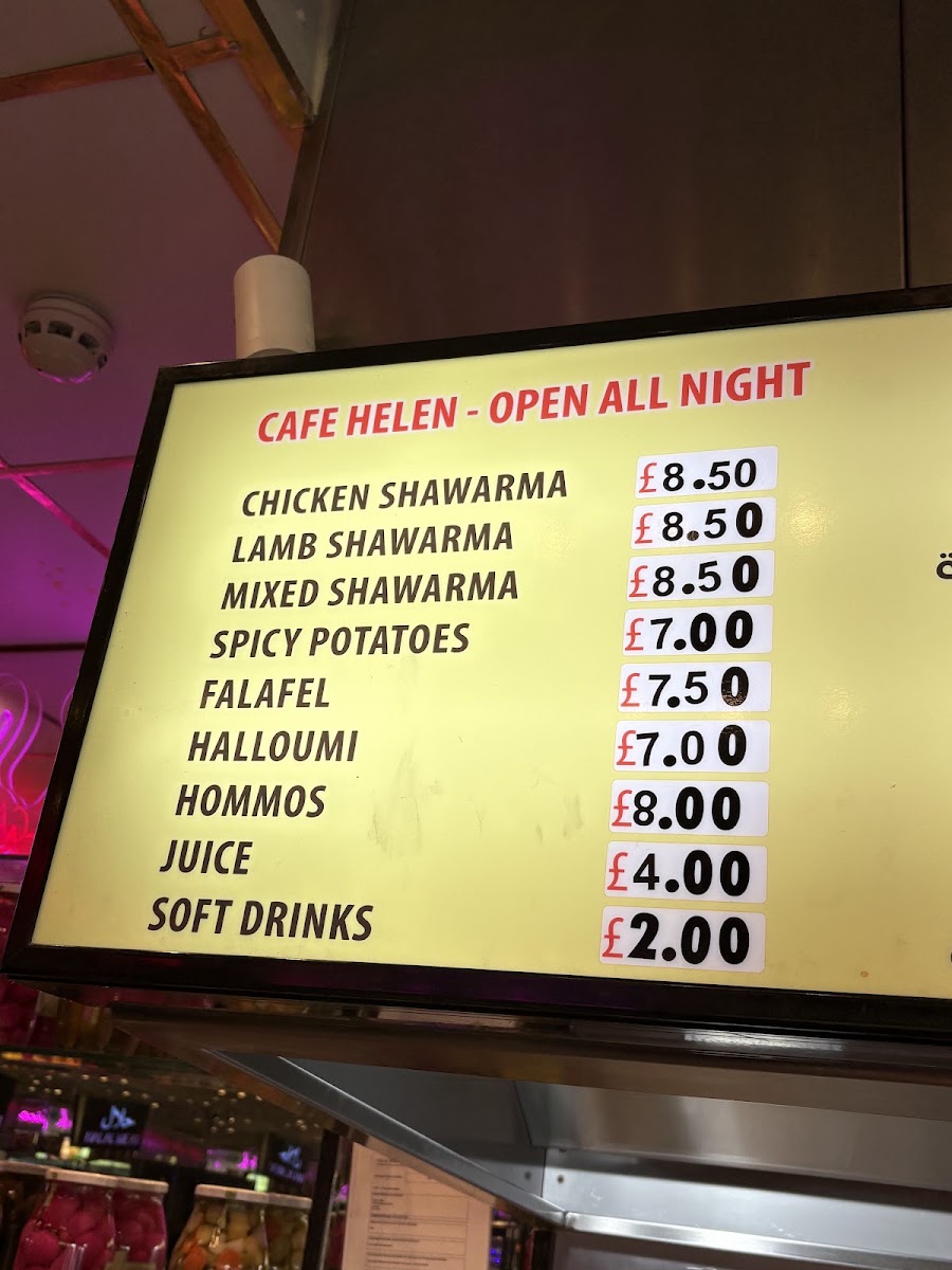 Cafe Helen Menu 4