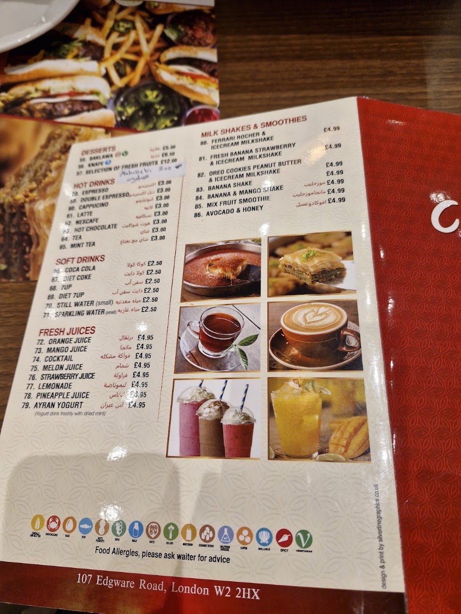 Cafe Helen Menu 5