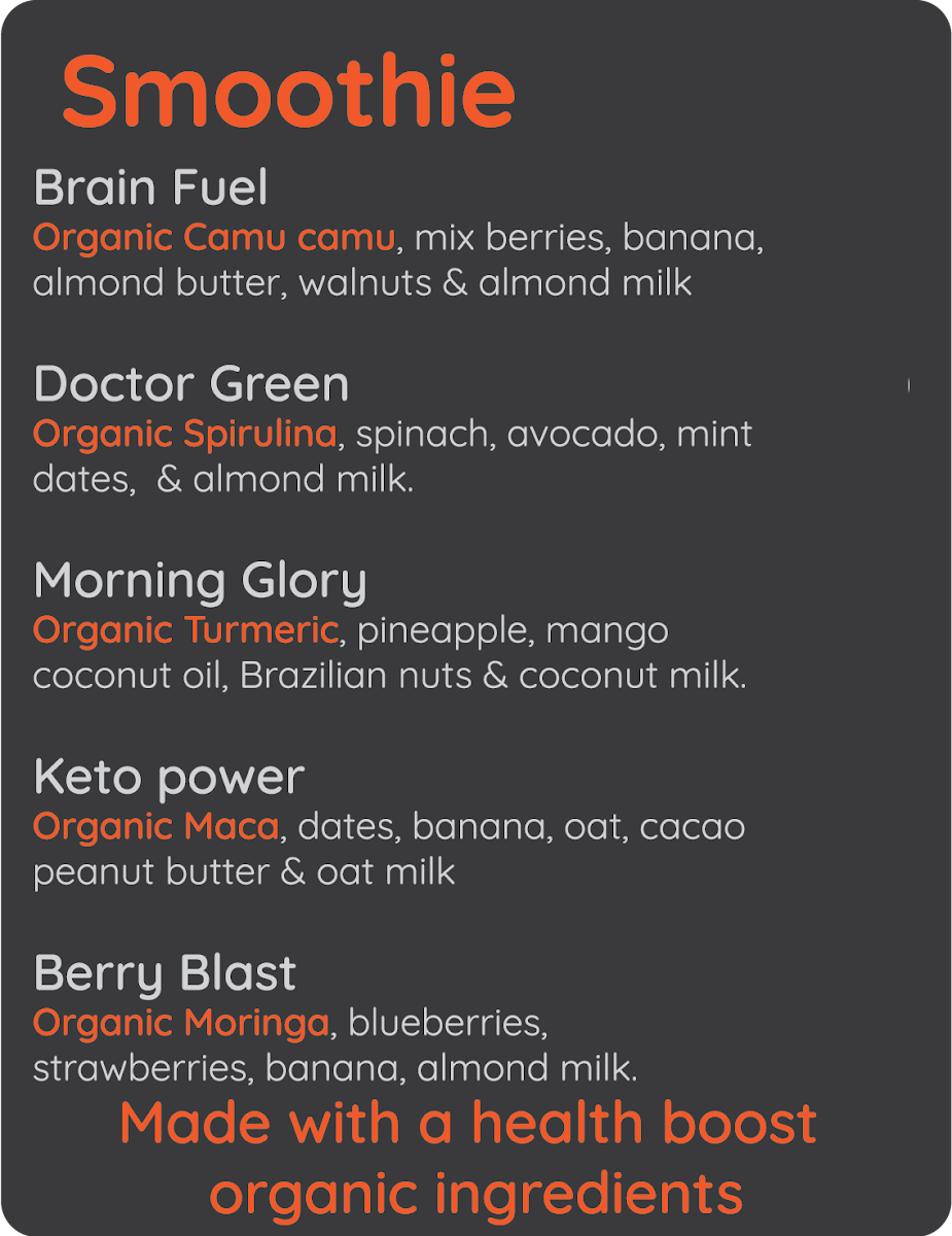 CaféGenic Menu 5