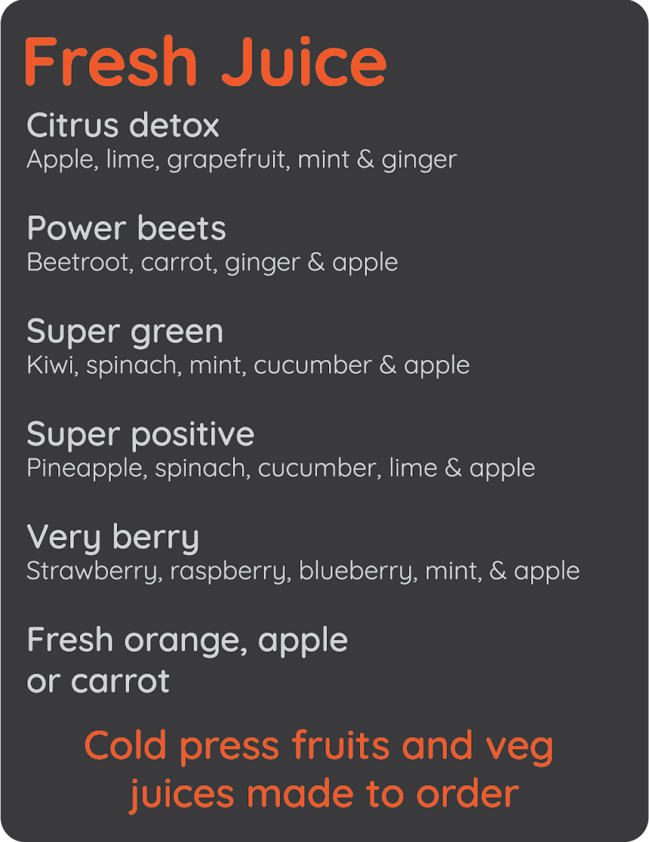 CaféGenic Menu 6