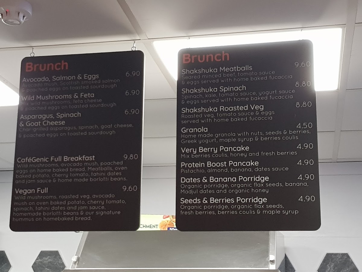 CaféGenic Menu 7