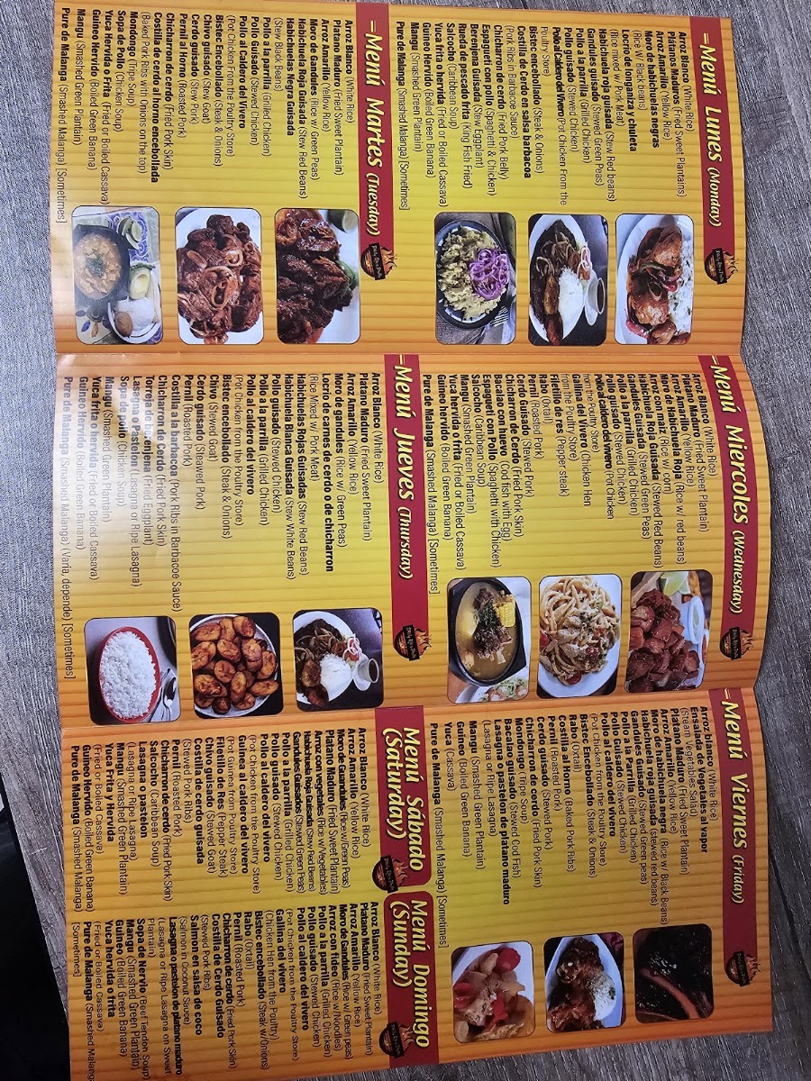 Philly Rico Pollo Menu 8