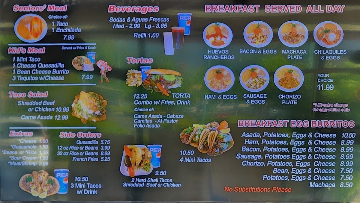 Los Jilbertos Taco Shop Wildomar Menu 1