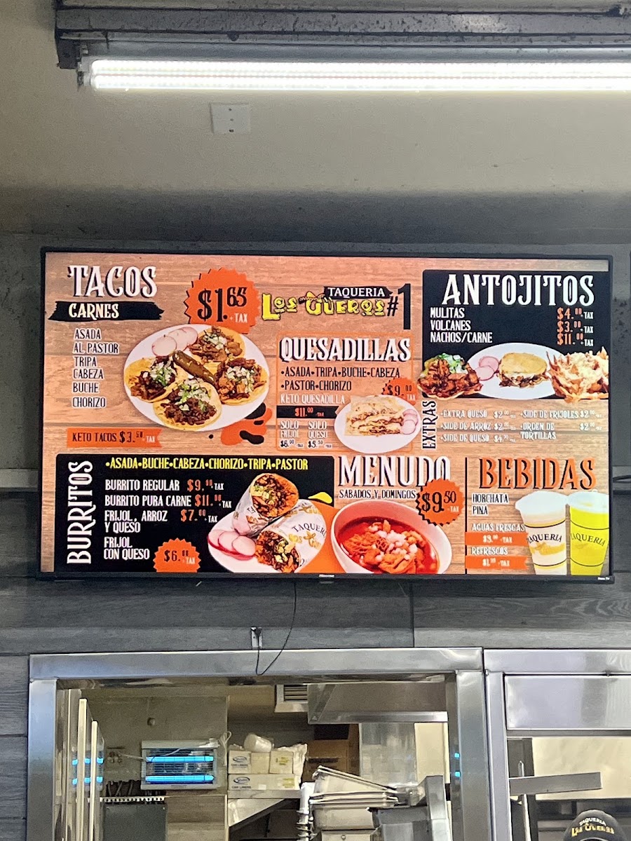 Taqueria Los Gueros #1 Menu 4
