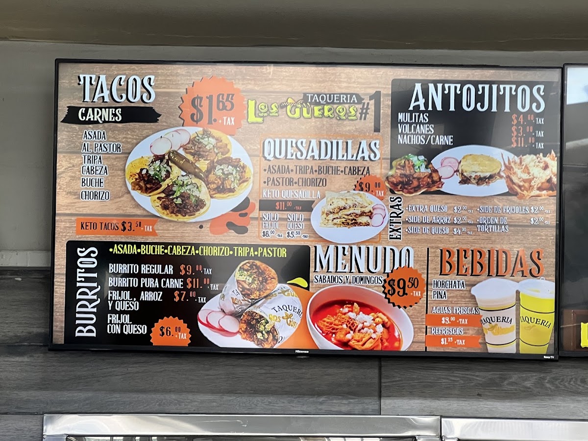 Taqueria Los Gueros #1 Menu 5