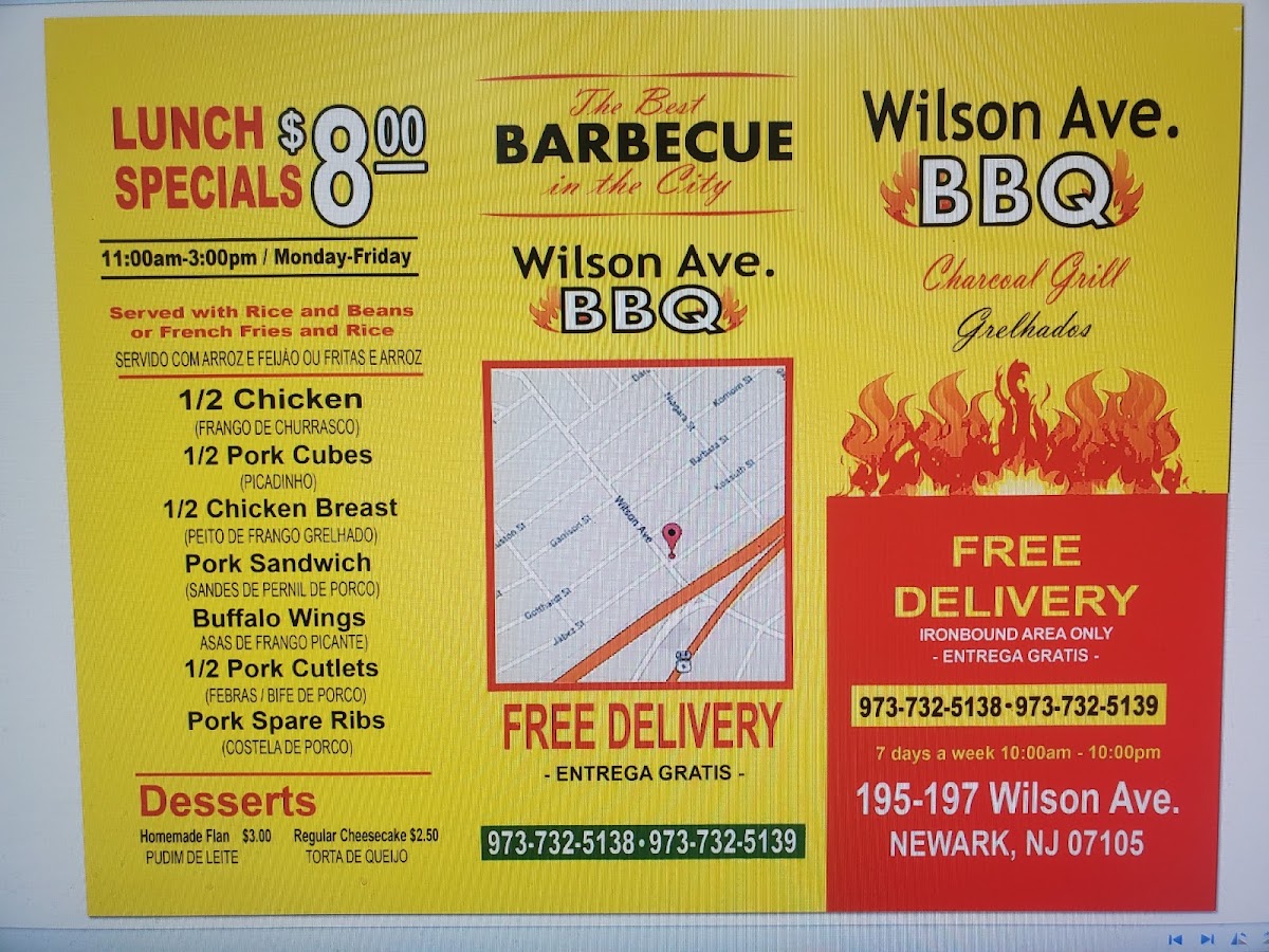 Wilson Ave BBQ Menu 9