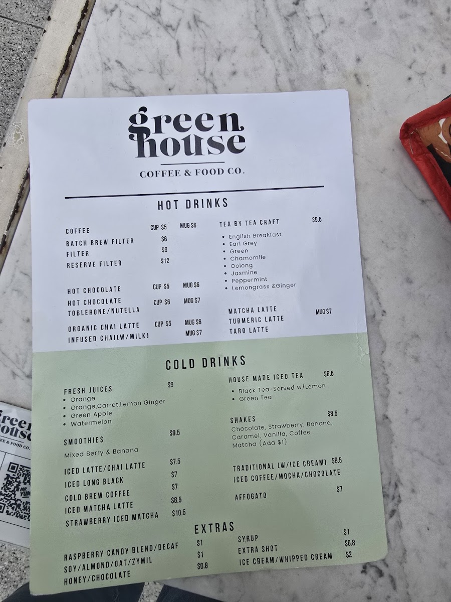 Greenhouse Menu 6