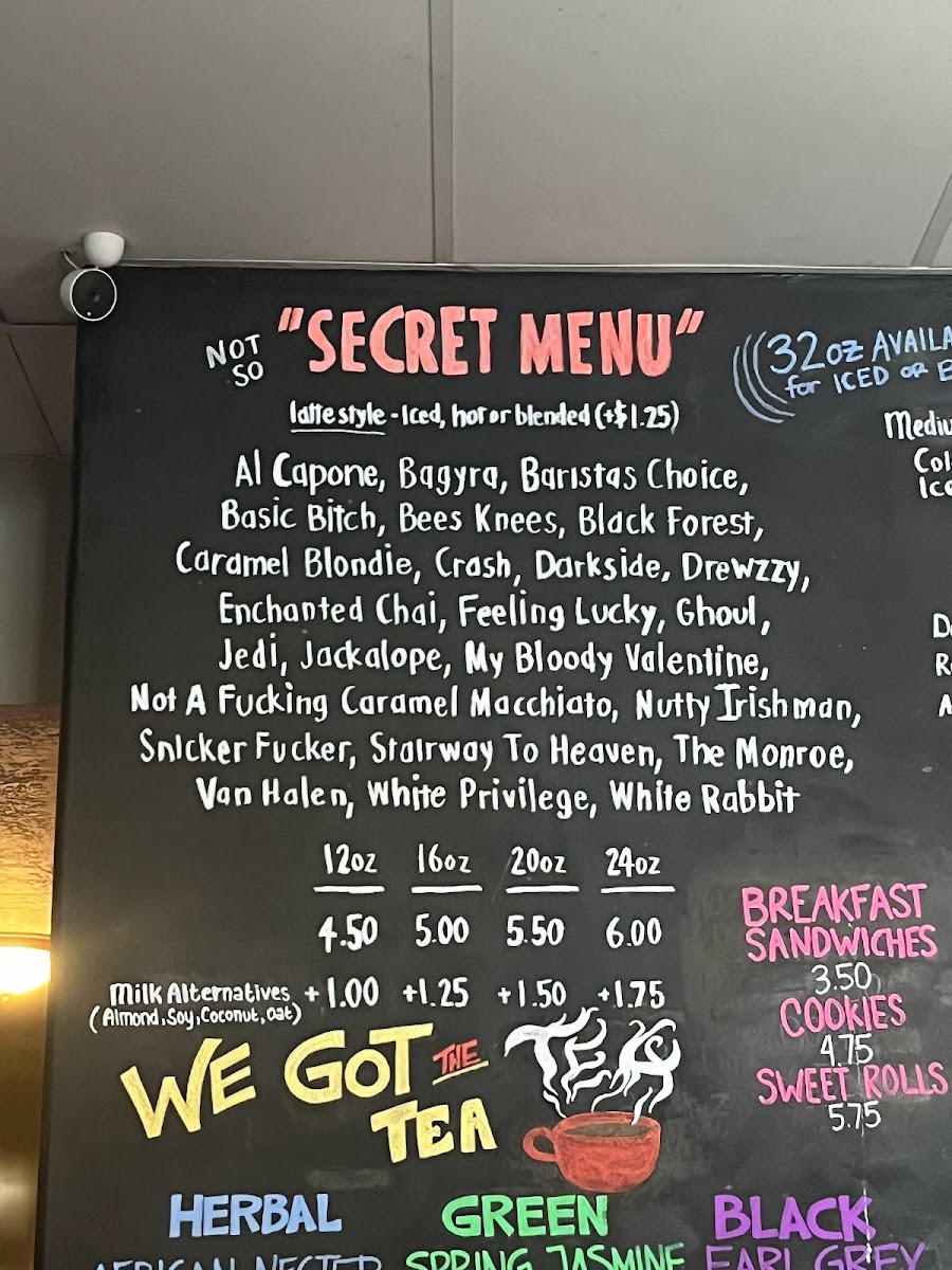 Rise & Grind Coffee Menu 8