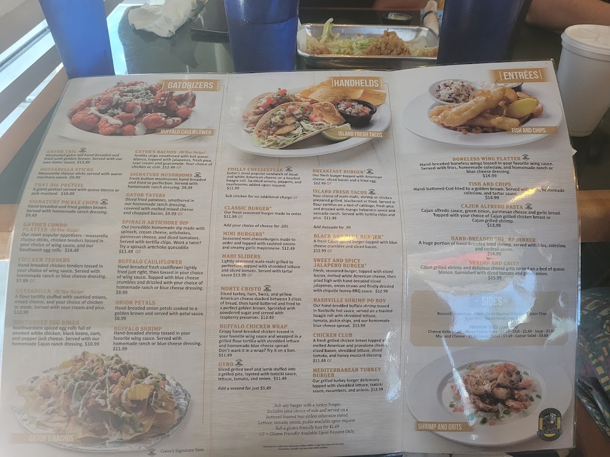 Gator's Dockside Ocala Menu 8