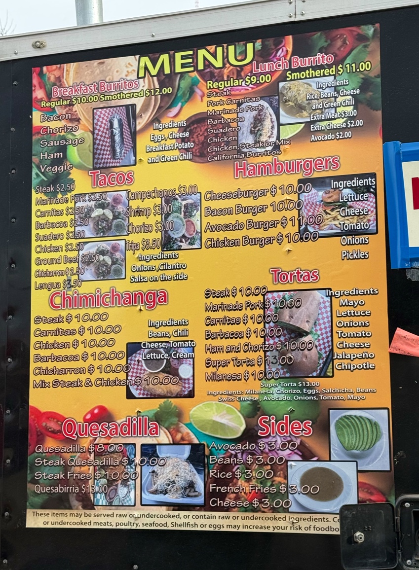 El Poblano Mexican Eats Menu 1