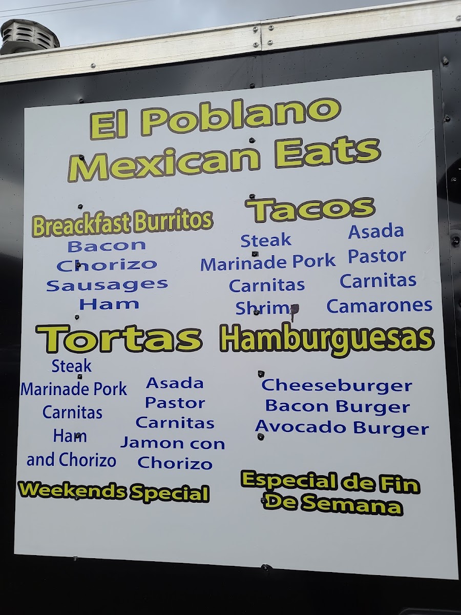 El Poblano Mexican Eats Menu 5