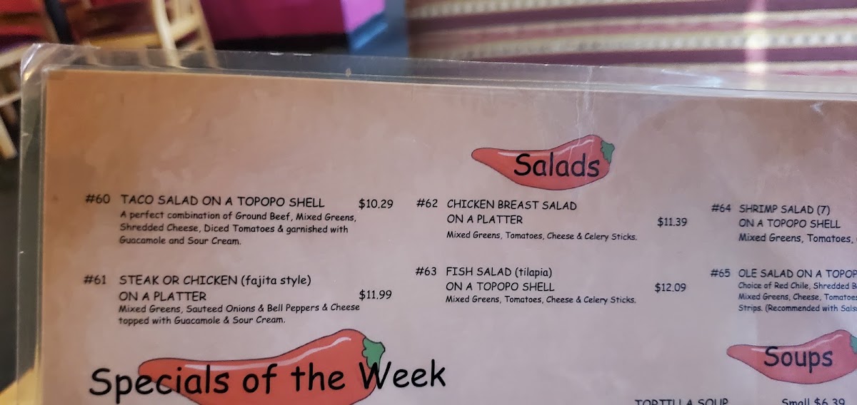 Ole' Mexican Grill Menu 9