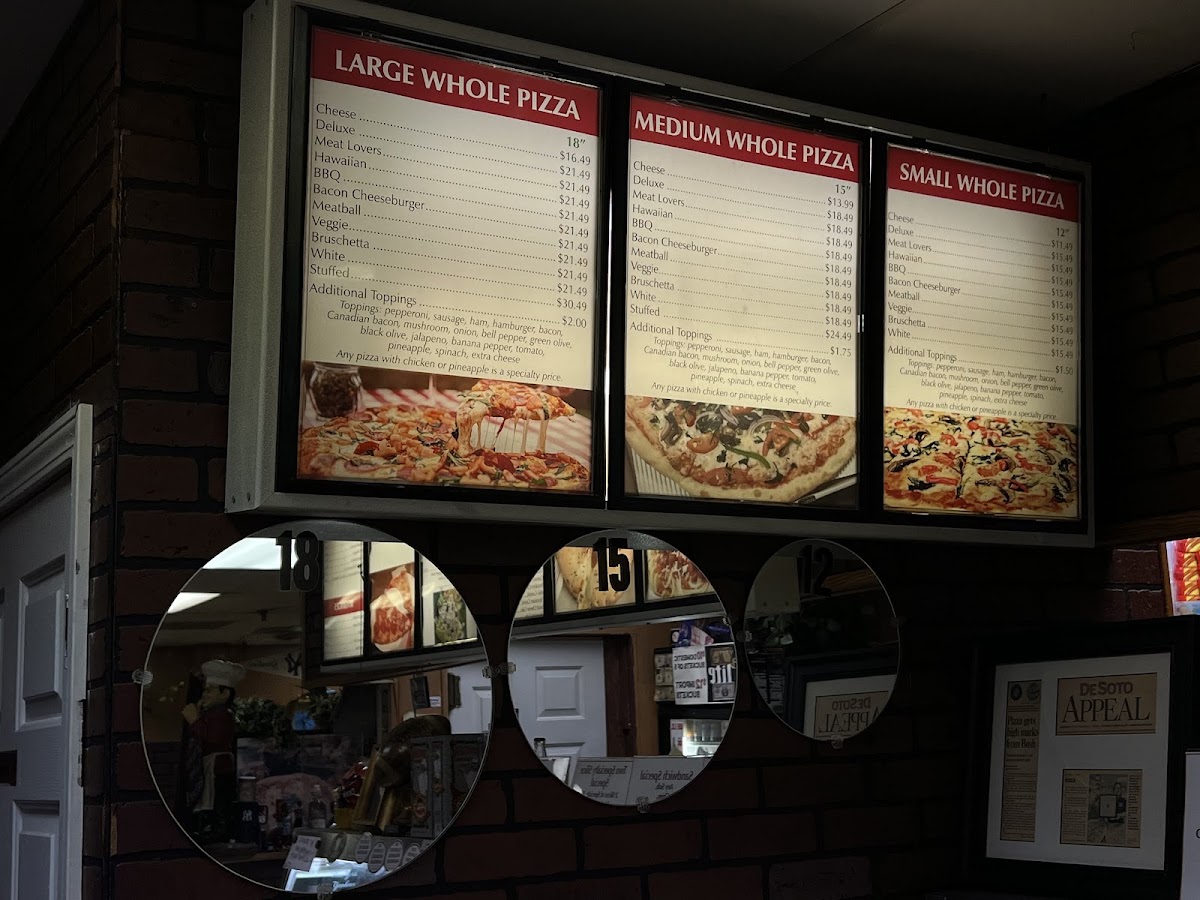 Milano's N.Y. Pizza Menu 10