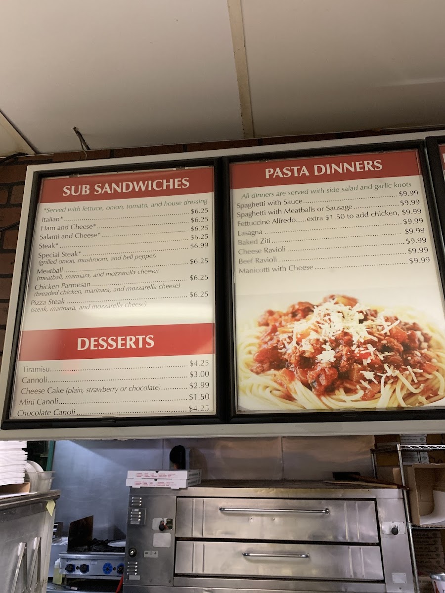 Milano's N.Y. Pizza Menu 4
