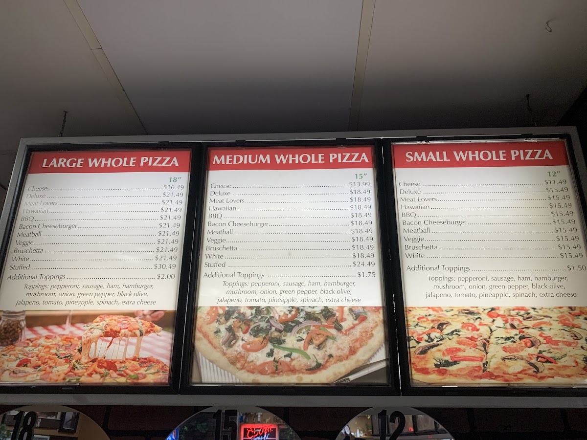 Milano's N.Y. Pizza Menu 5