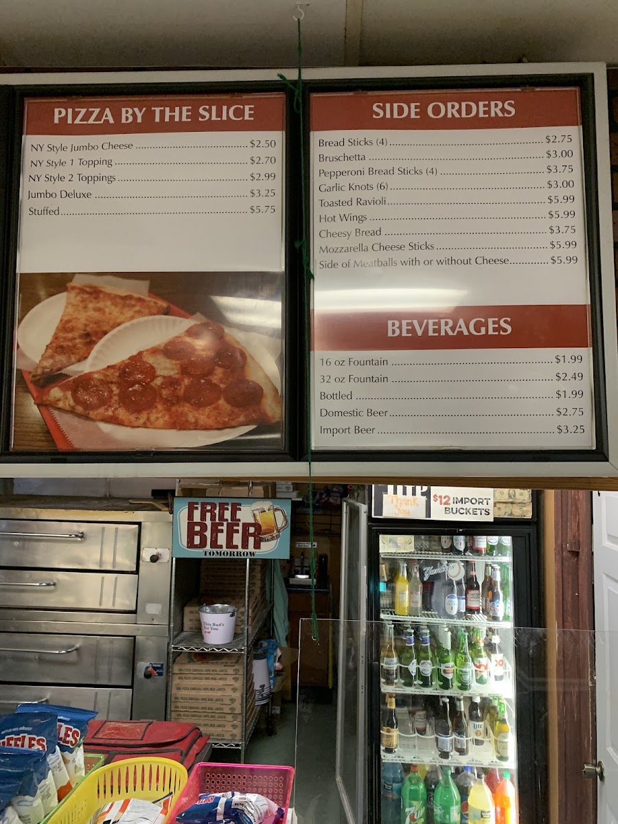 Milano's N.Y. Pizza Menu 6