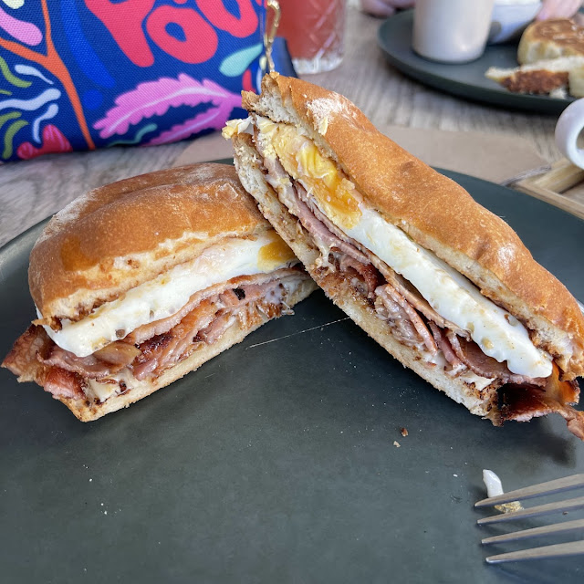 Egg and Bacon Roll