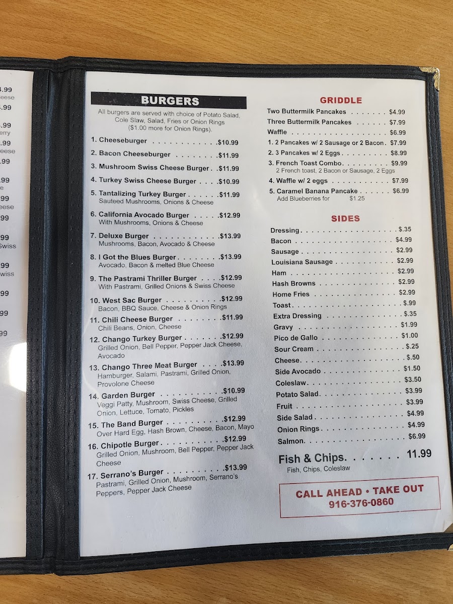 Serrano's Cafe Menu 5