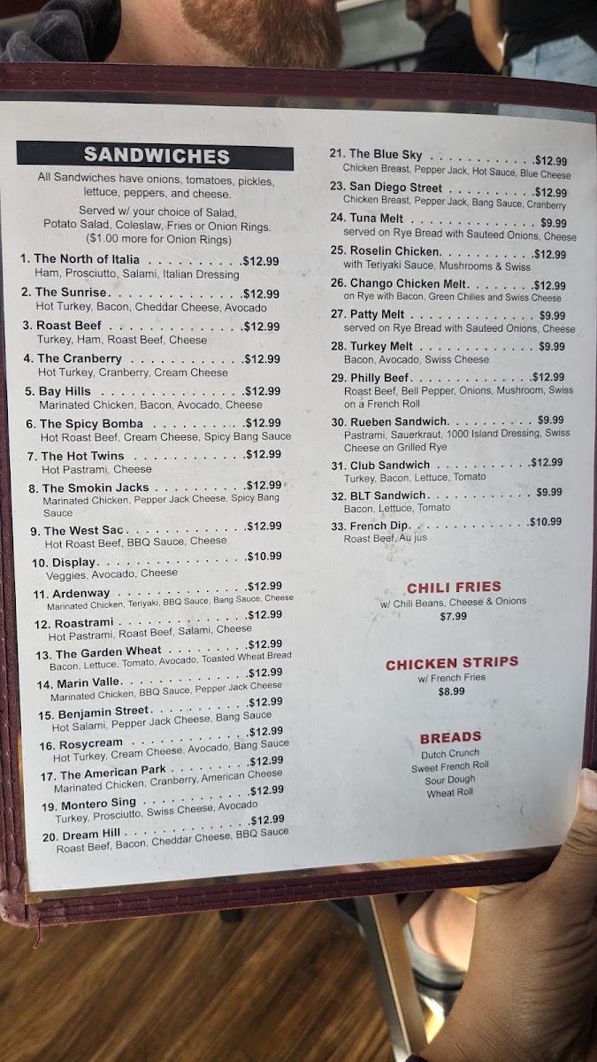 Serrano's Cafe Menu 6