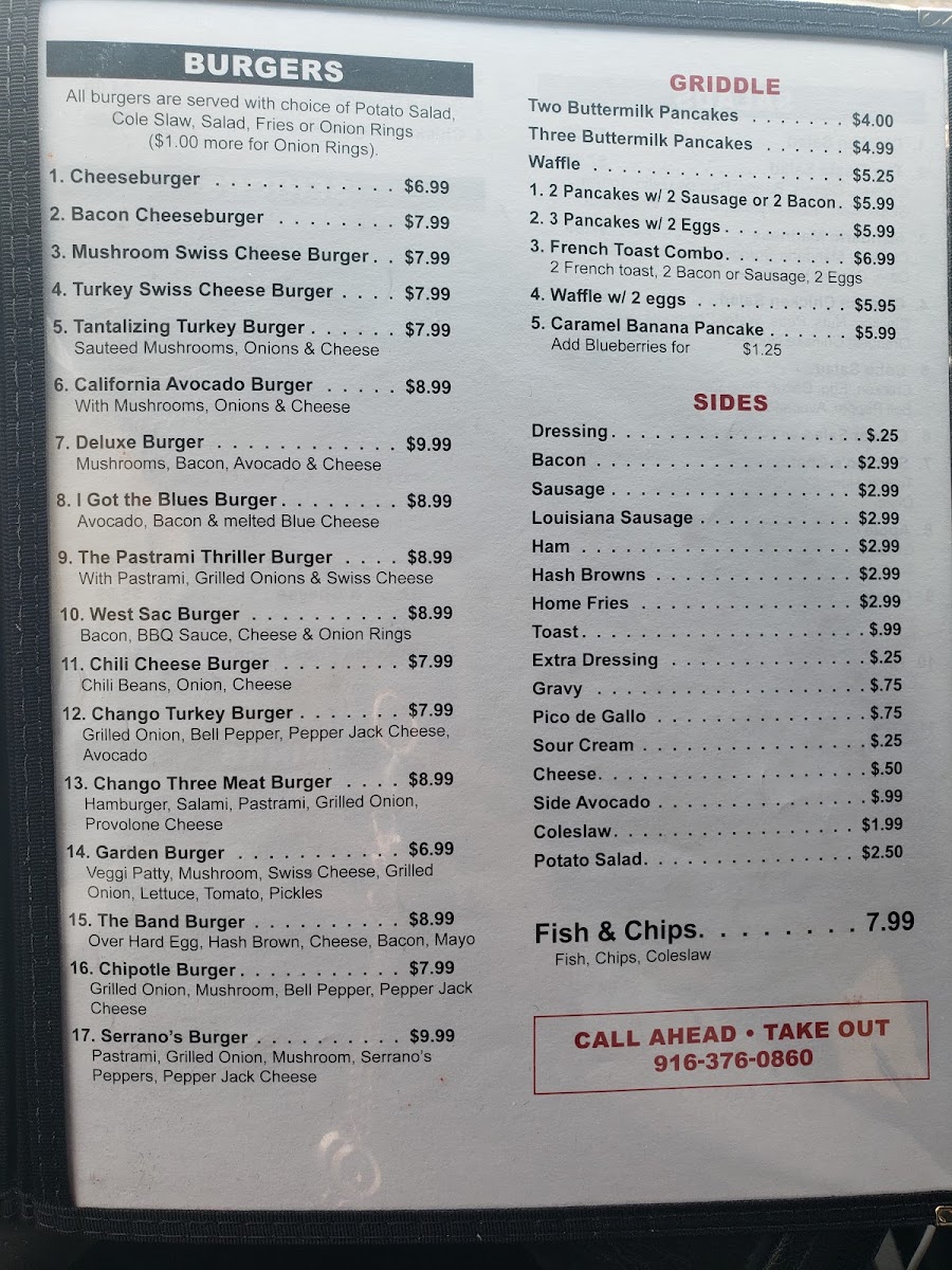 Serrano's Cafe Menu 9
