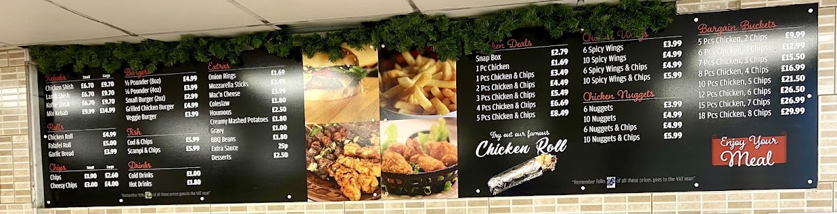 H&H Fried Chicken and Kebabs Menu 4