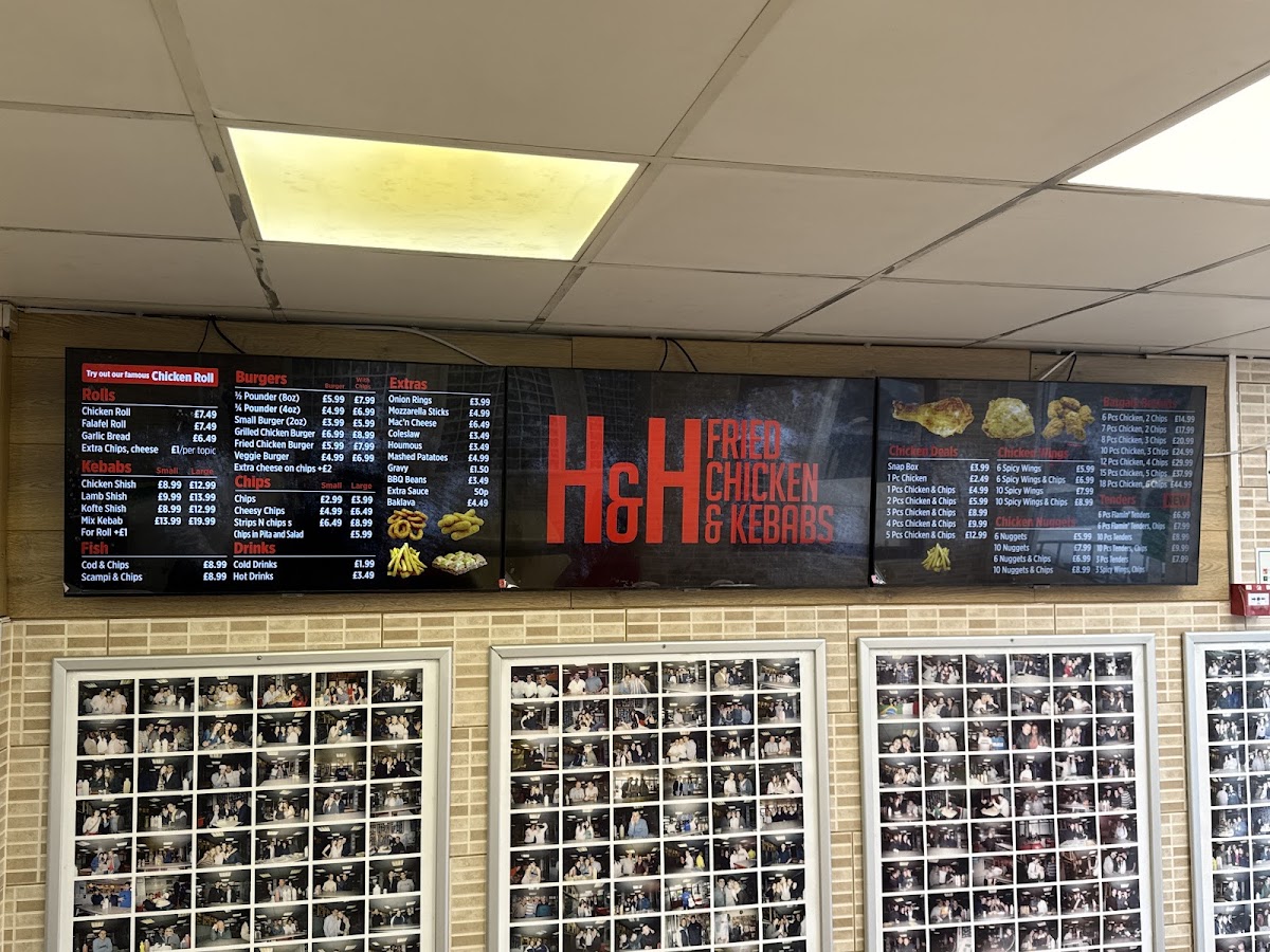 H&H Fried Chicken and Kebabs Menu 5