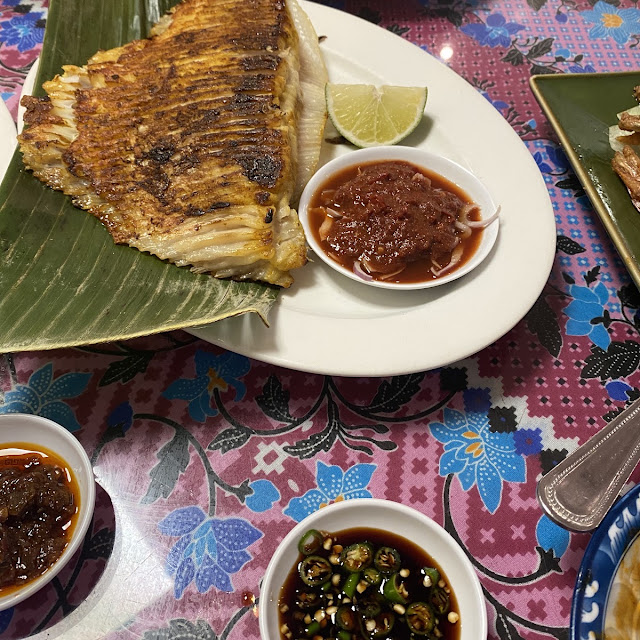 Barbecued Skate Fish