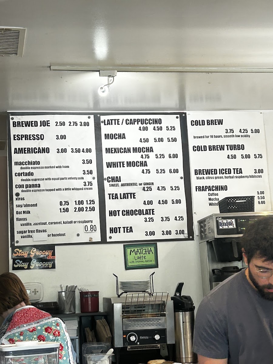 Java Joe's Menu 1