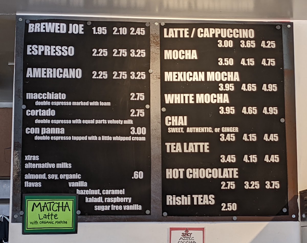 Java Joe's Menu 5