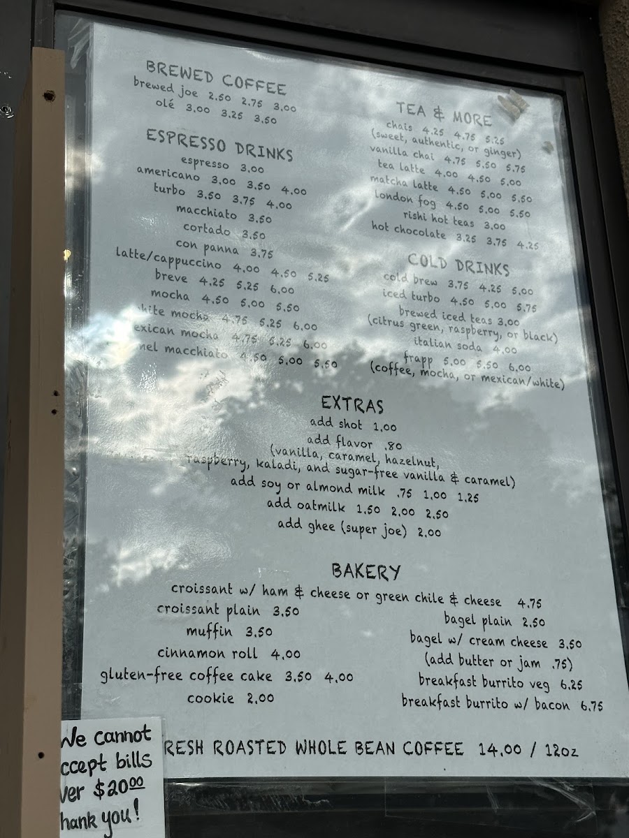 Java Joe's Menu 7