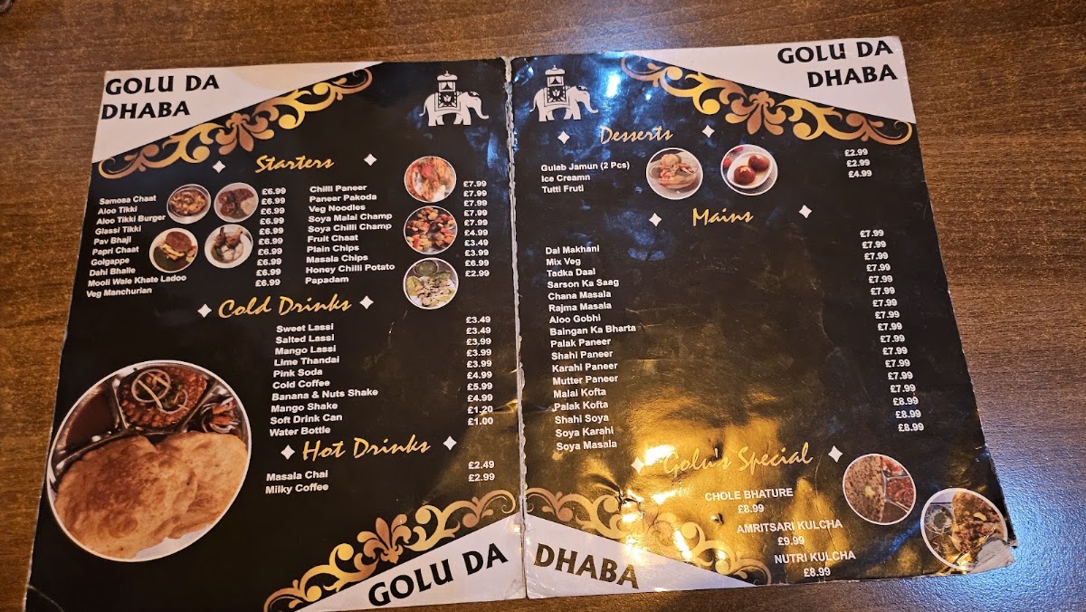 Golu Da Dhaba Menu 1