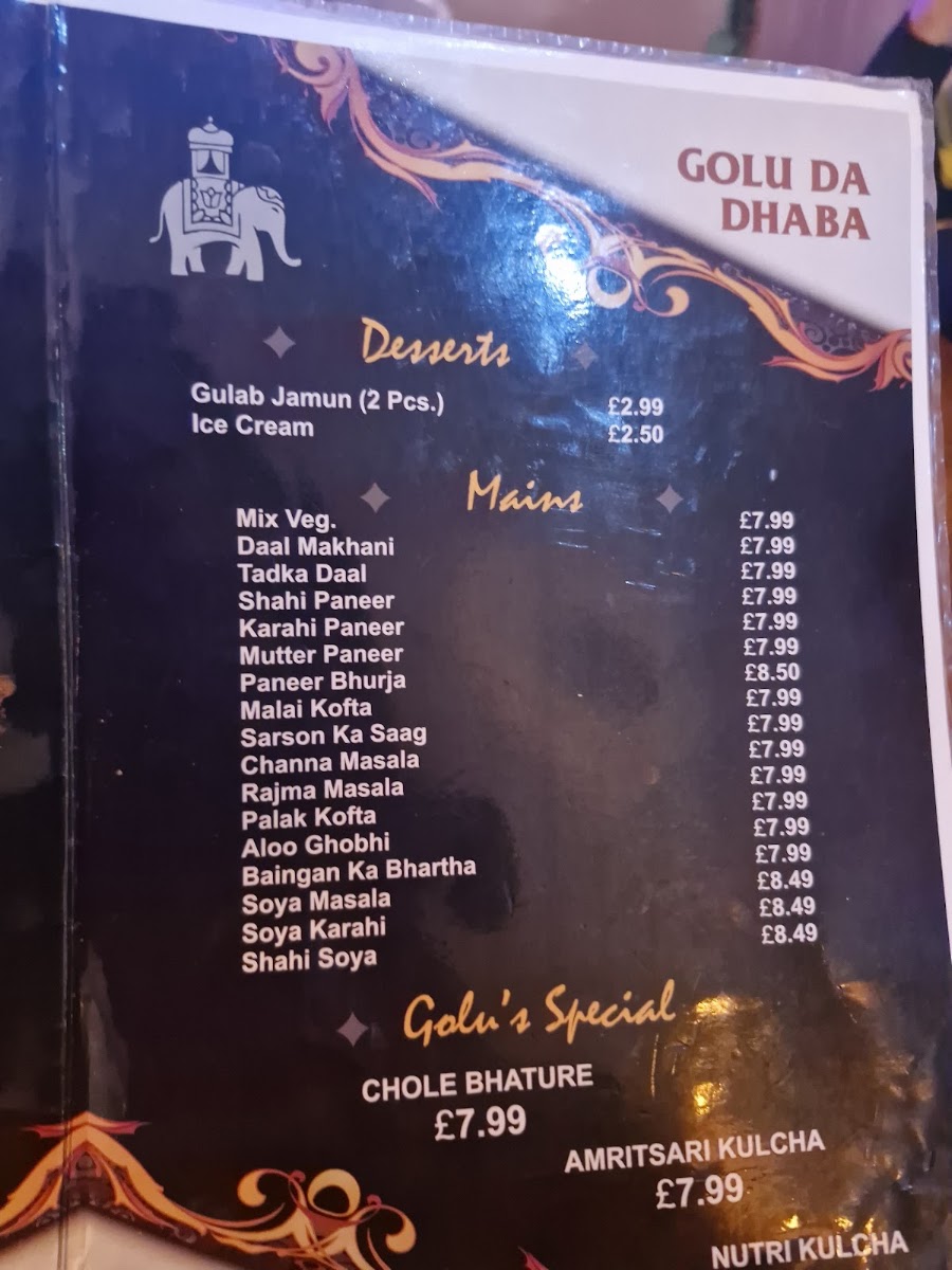 Golu Da Dhaba Menu 10