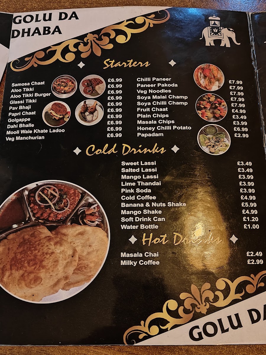 Golu Da Dhaba Menu 3