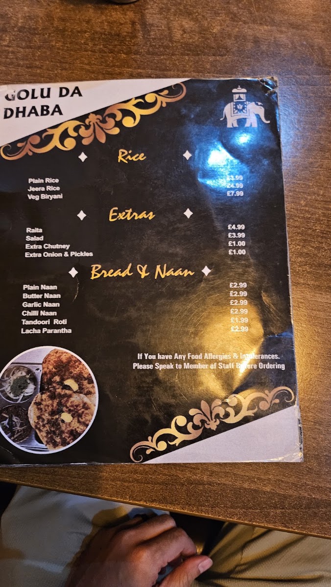 Golu Da Dhaba Menu 5