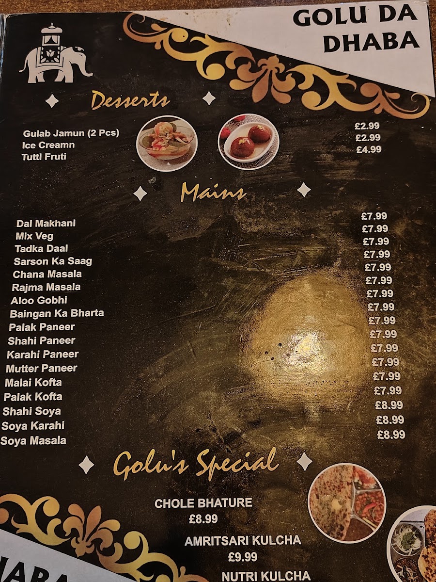 Golu Da Dhaba Menu 8