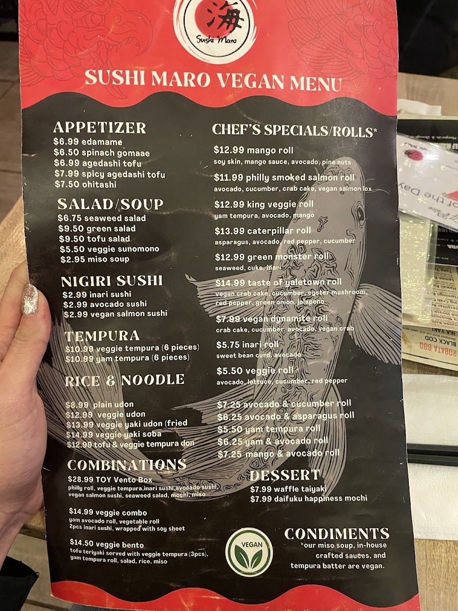 Sushi Maro Japanese Restaurant Menu 4
