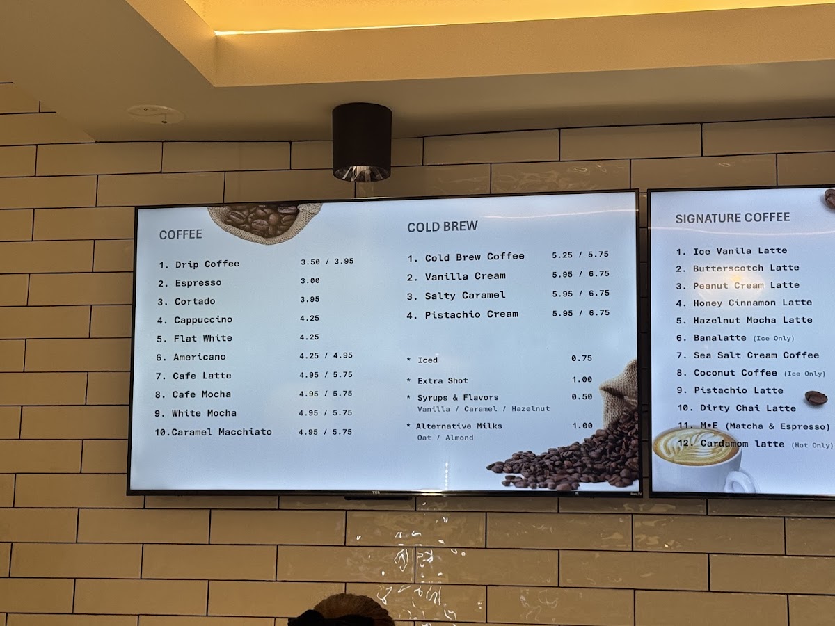 Underdog Coffee and Bread Annandale Menu 3