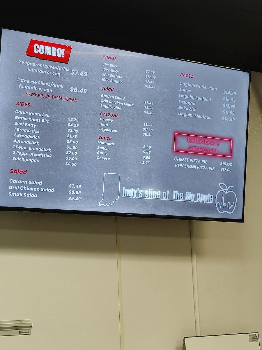 Manhattan Pizzeria Menu 4