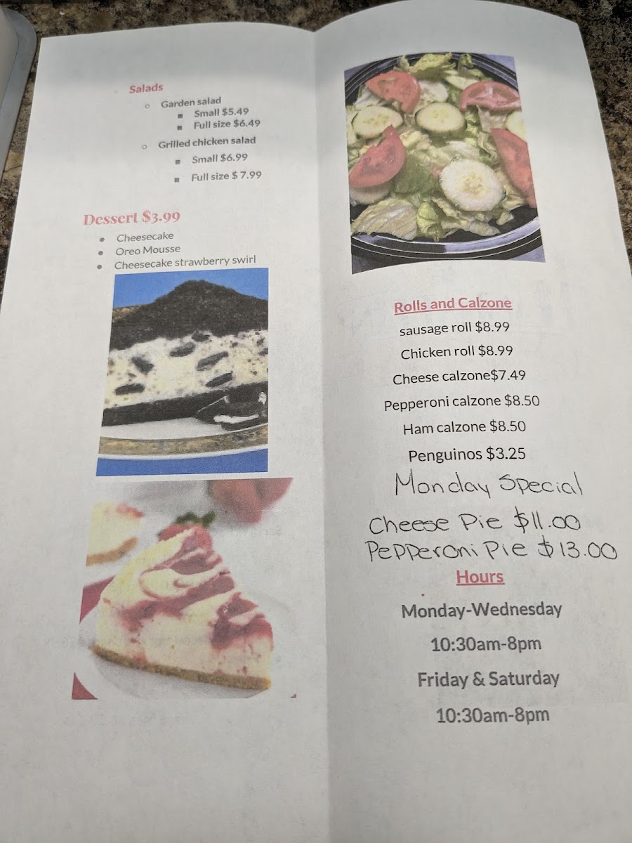 Manhattan Pizzeria Menu 7