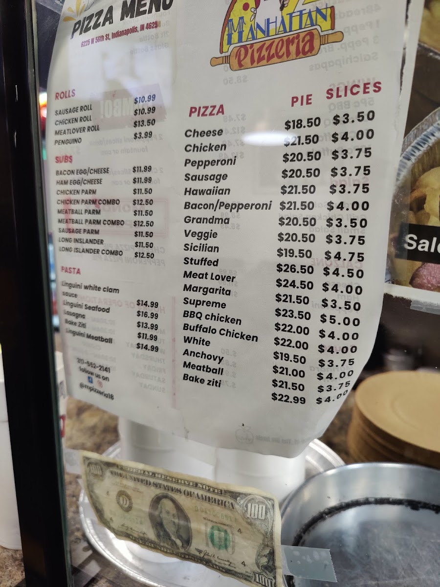 Manhattan Pizzeria Menu 8