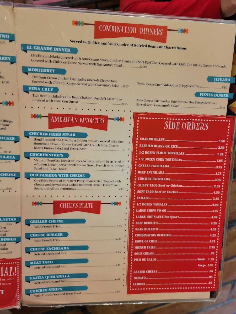 Juan Pablos Menu 8