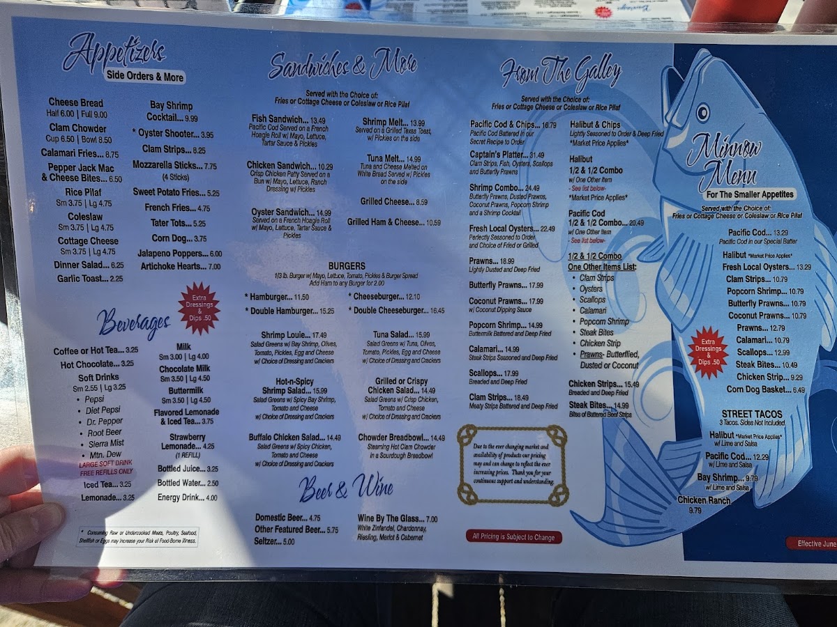 The Boat Fish & Chips Menu 6